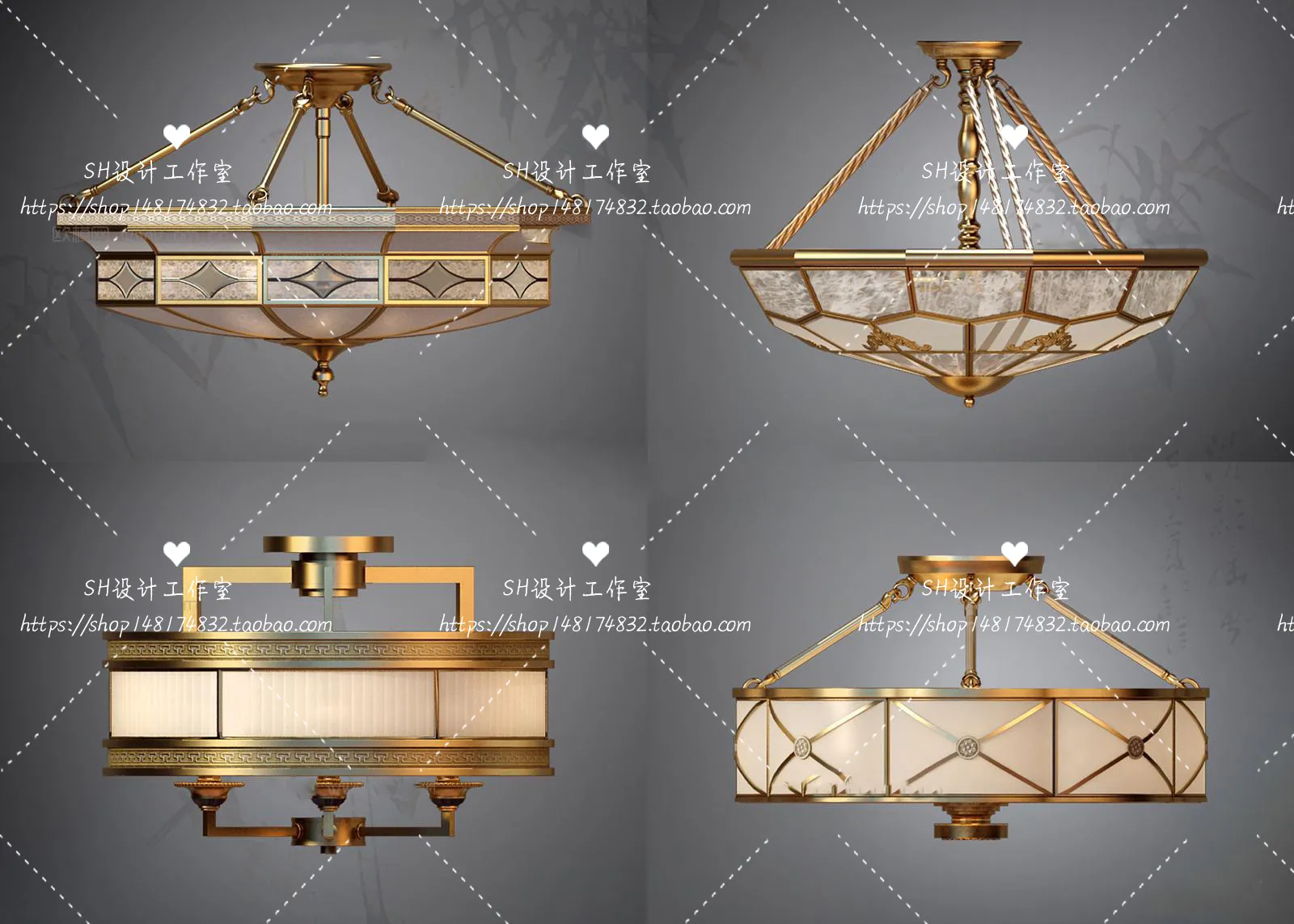 Lights – Chandelier 3D Models – 0103