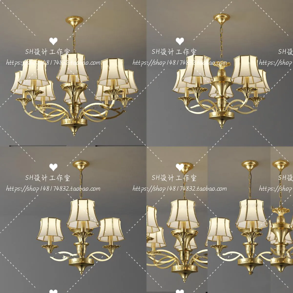 Lights – Chandelier 3D Models – 0110