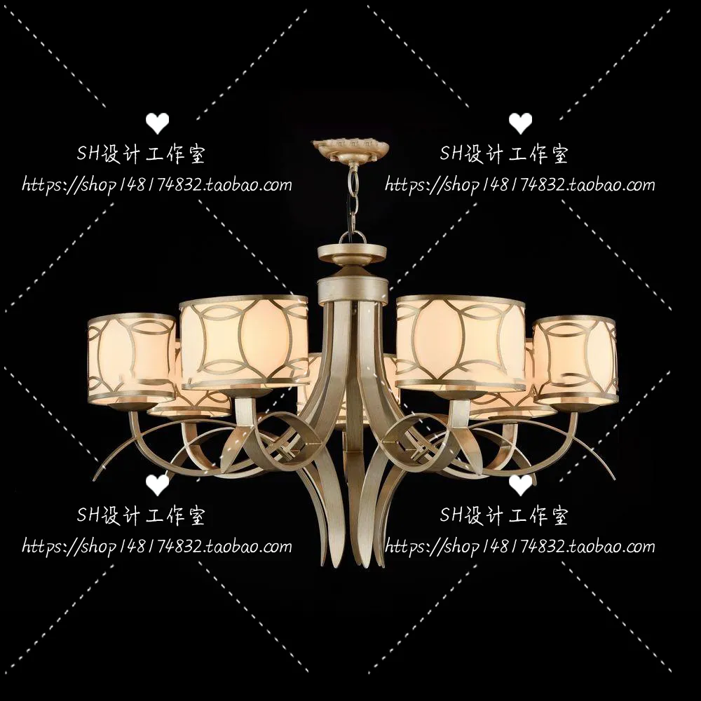 Lights – Chandelier 3D Models – 0205