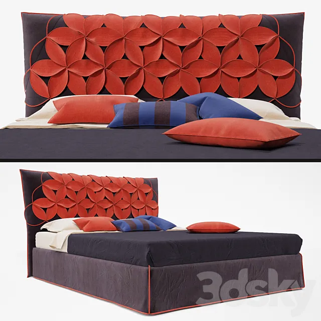 Furniture – Bed 3D Models – Bolzan Beautiful Big Chic