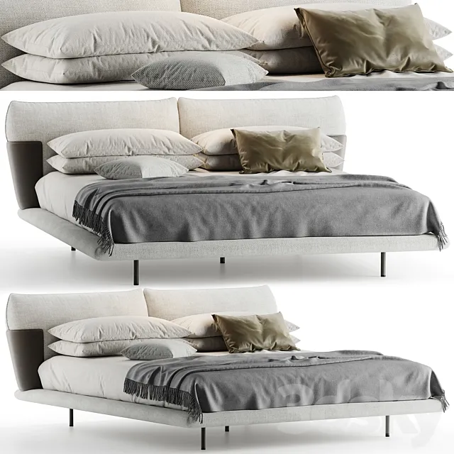 Furniture – Bed 3D Models – Bonaldo Blend bed ( PRo