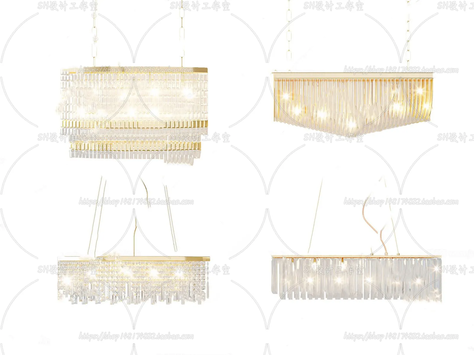 Lights – Chandelier 3D Models – 0270