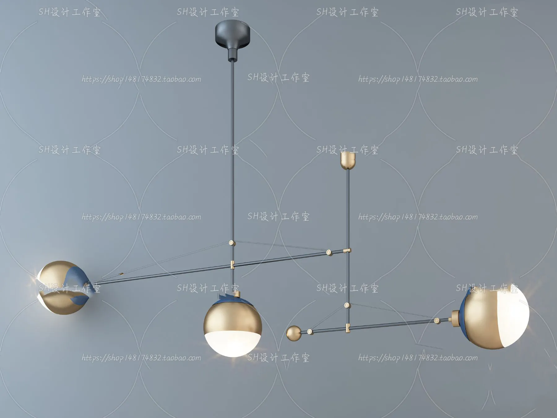 Lights – Chandelier 3D Models – 0304