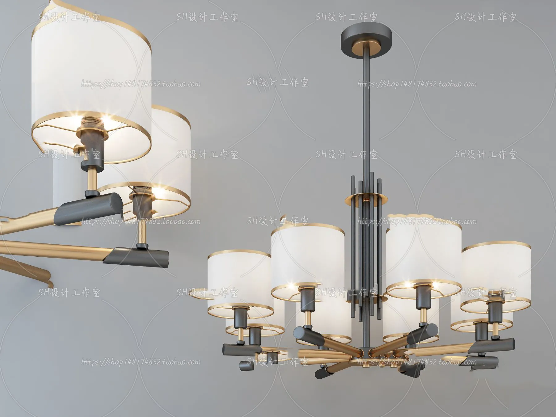 Lights – Chandelier 3D Models – 0305