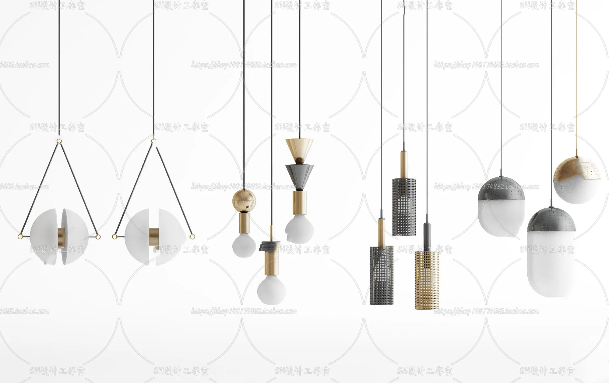 Lights – Chandelier 3D Models – 0313