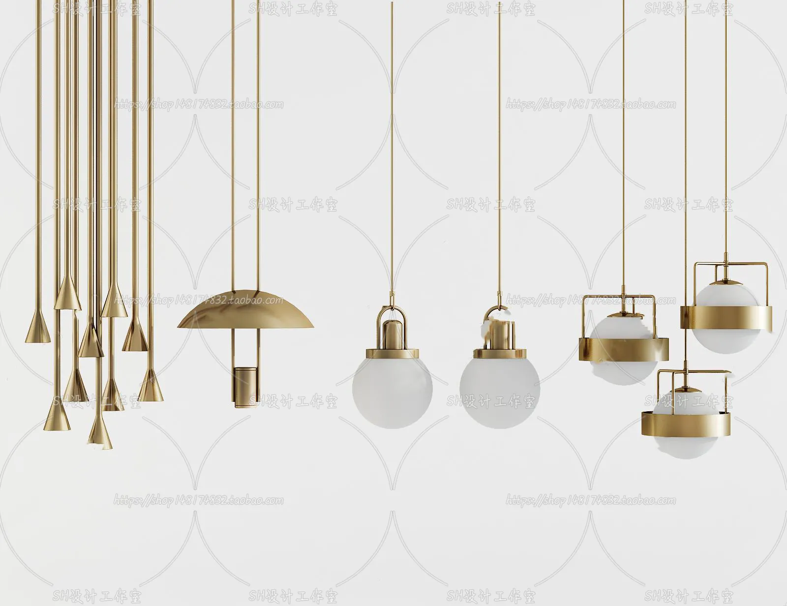 Lights – Chandelier 3D Models – 0314