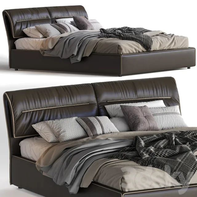 Furniture – Bed 3D Models – Campo bonaldo bed by Mauro Lipparini