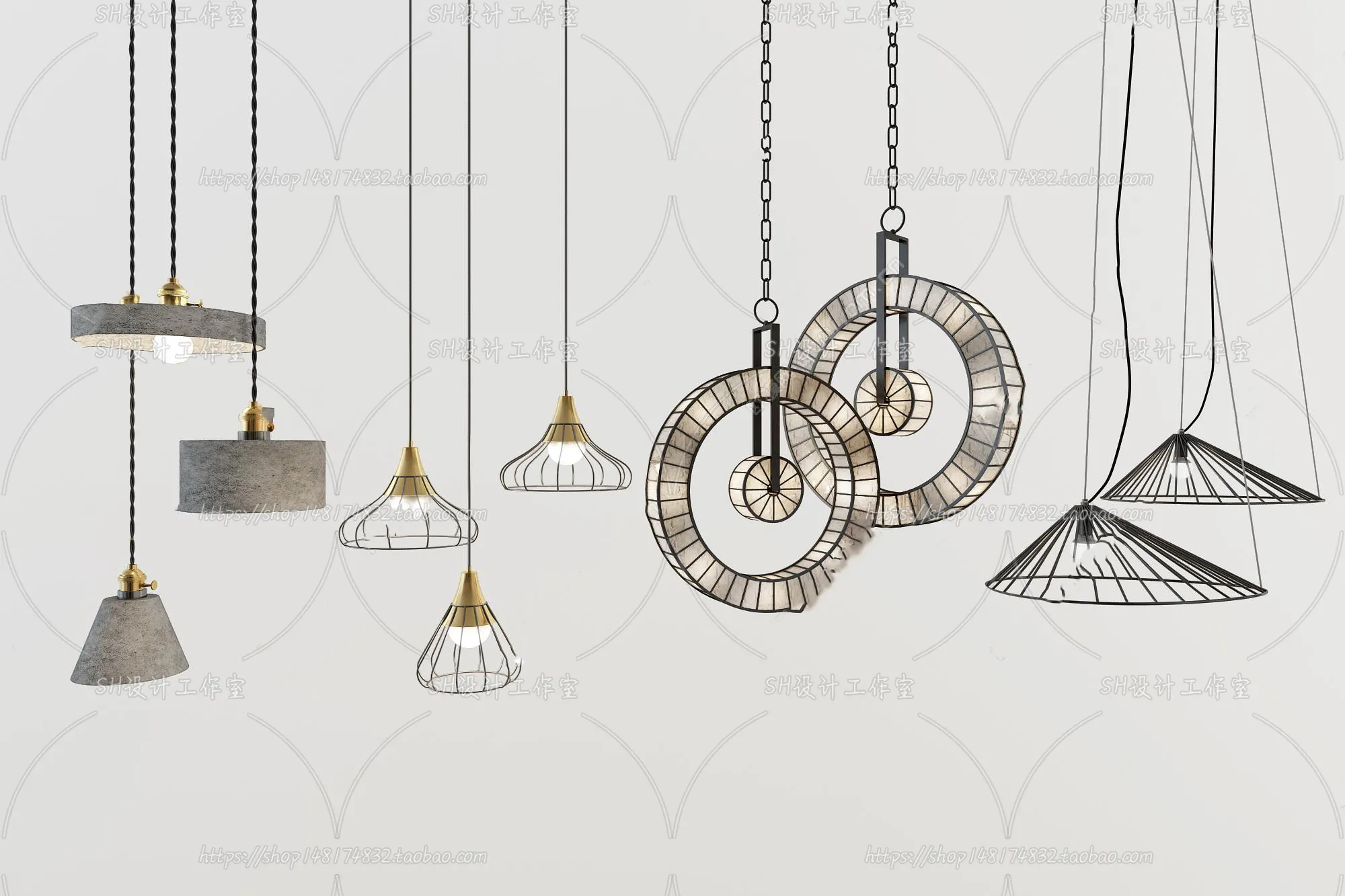 Lights – Chandelier 3D Models – 0336