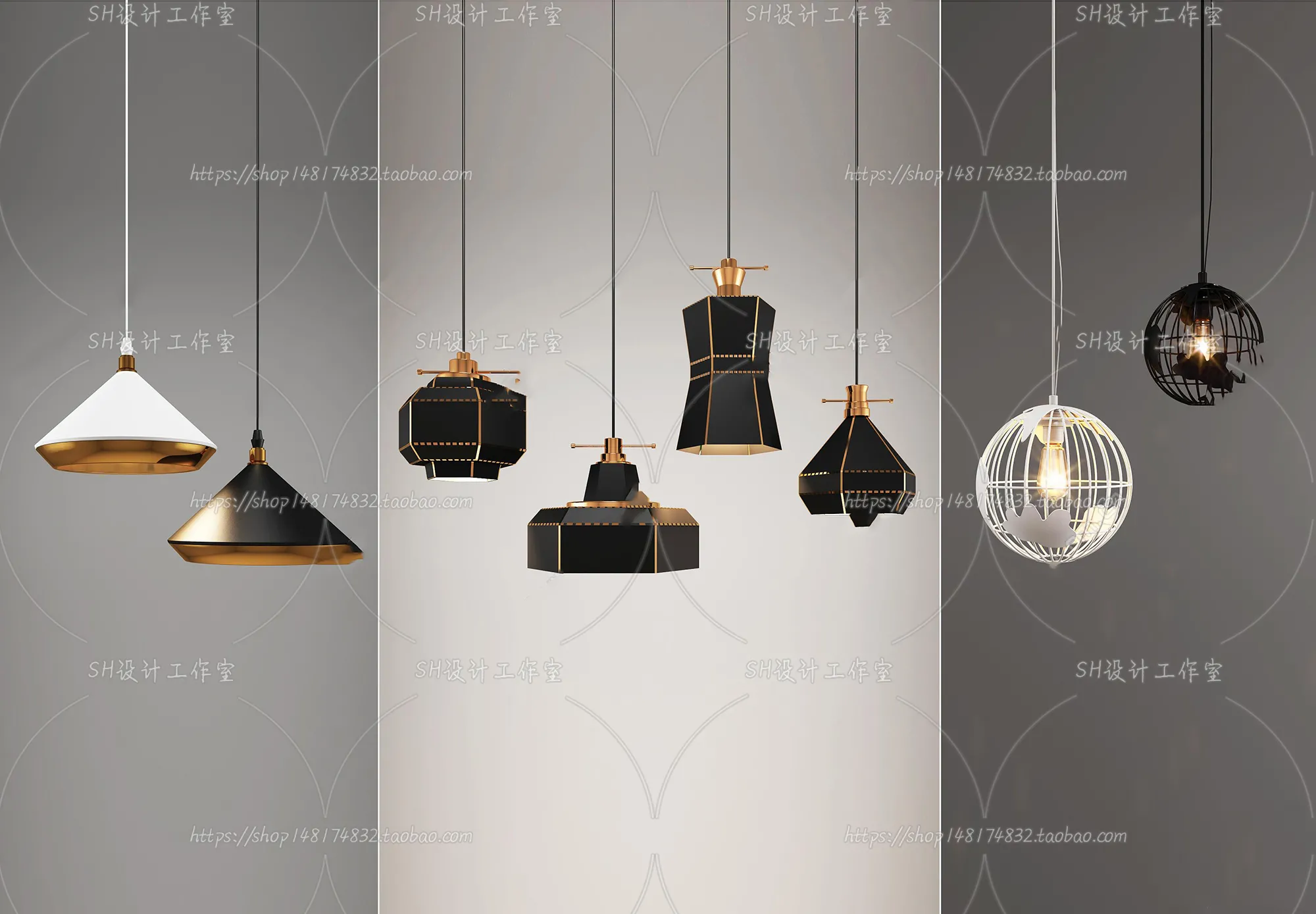Lights – Chandelier 3D Models – 0353