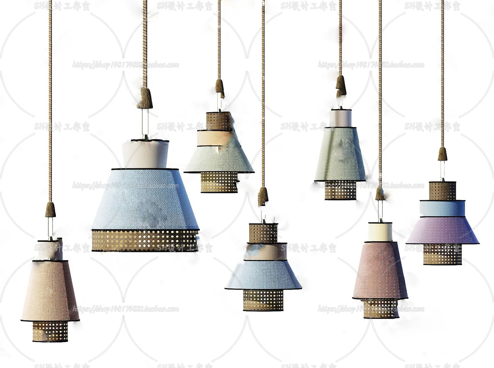 Lights – Chandelier 3D Models – 0404