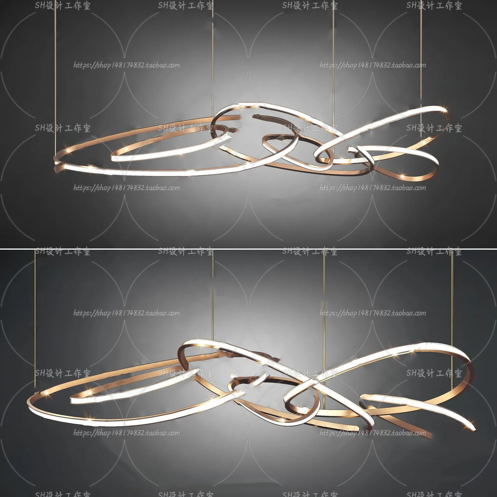 Lights – Chandelier 3D Models – 0426