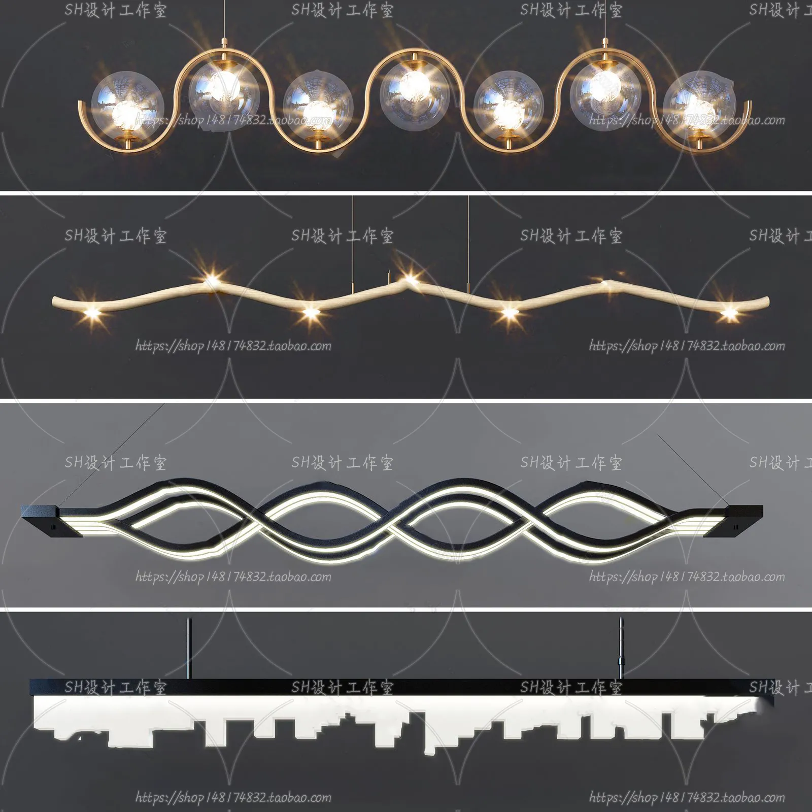 Lights – Chandelier 3D Models – 0511