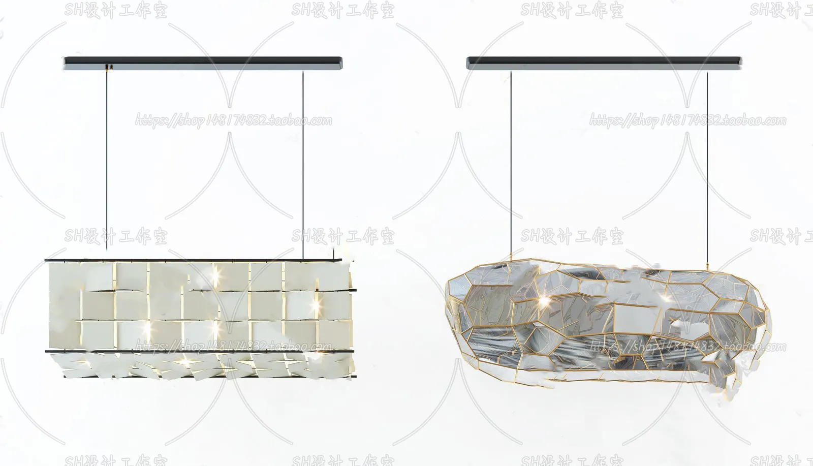 Lights – Chandelier 3D Models – 0544