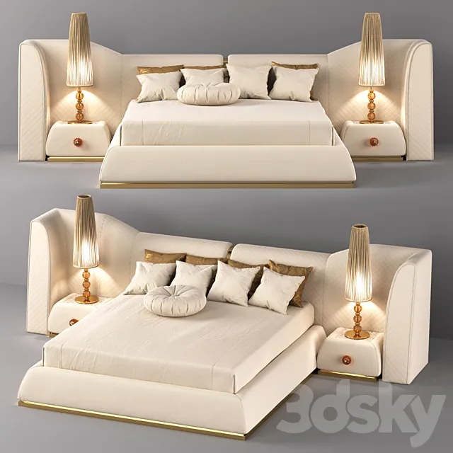 Furniture – Bed 3D Models – DOLFI G5095 JAMES