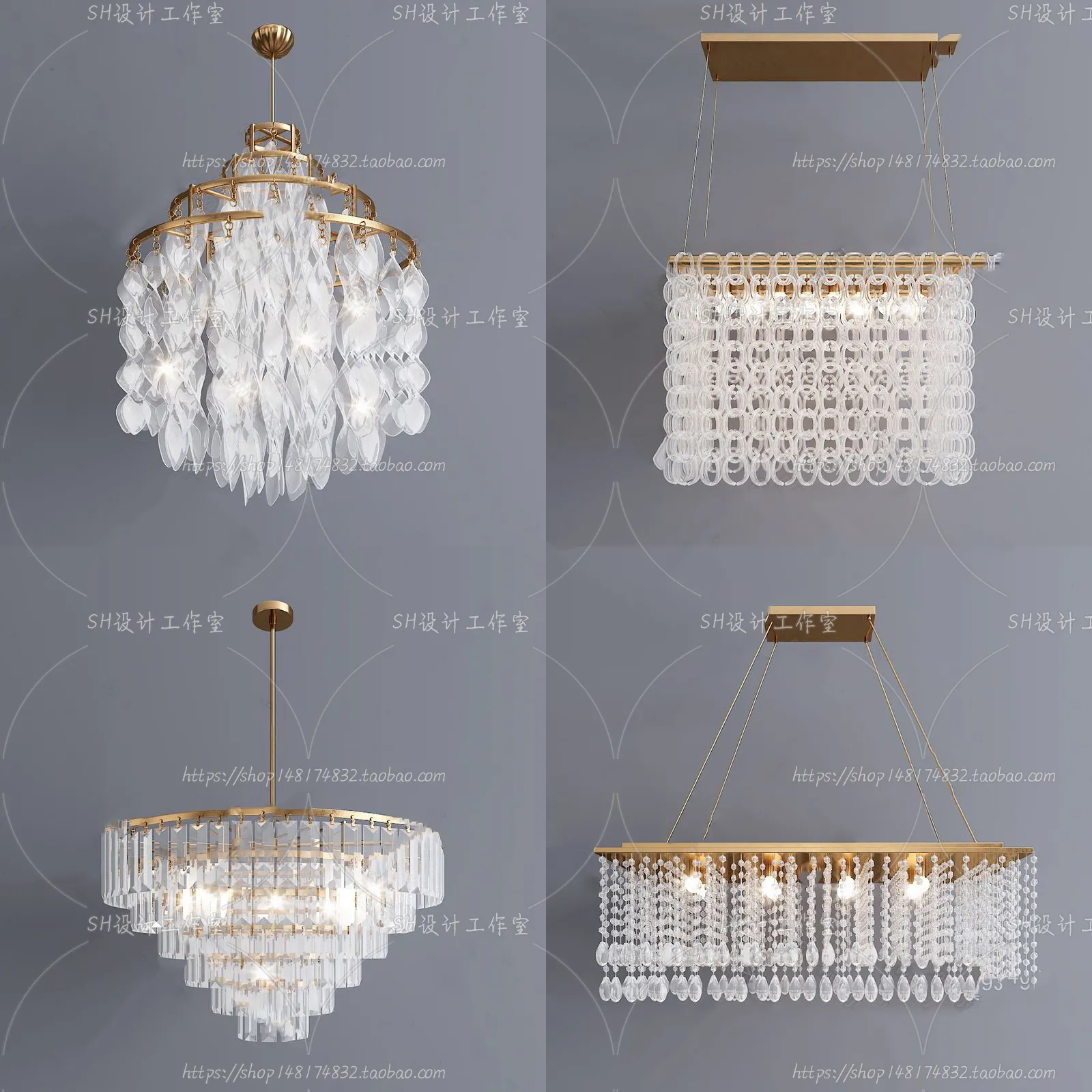 Lights – Chandelier 3D Models – 0559