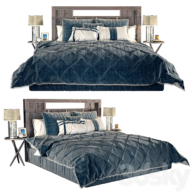 Furniture – Bed 3D Models – Drucilla Comforter Set HMPT1817