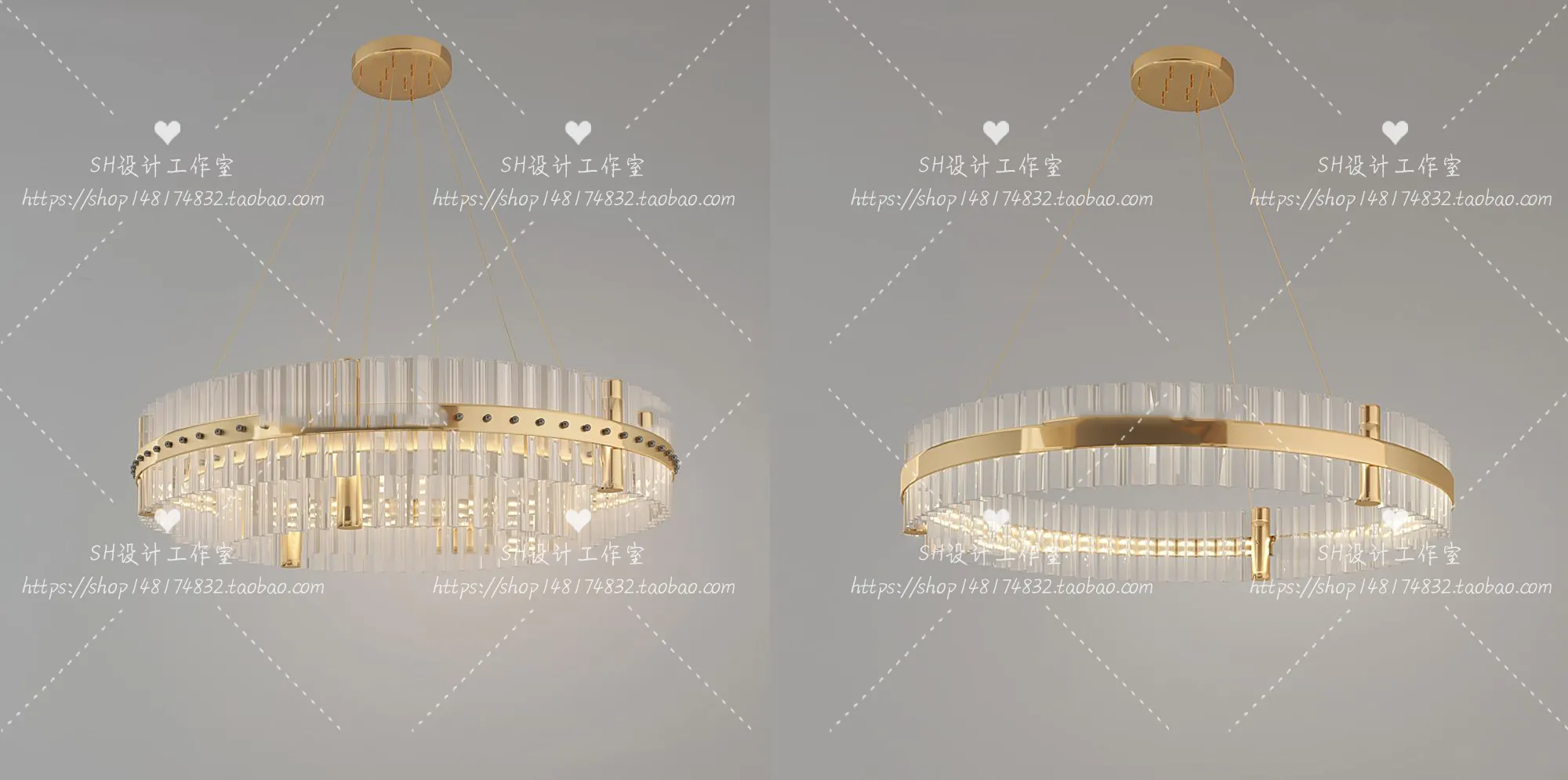 Lights – Chandelier 3D Models – 0612