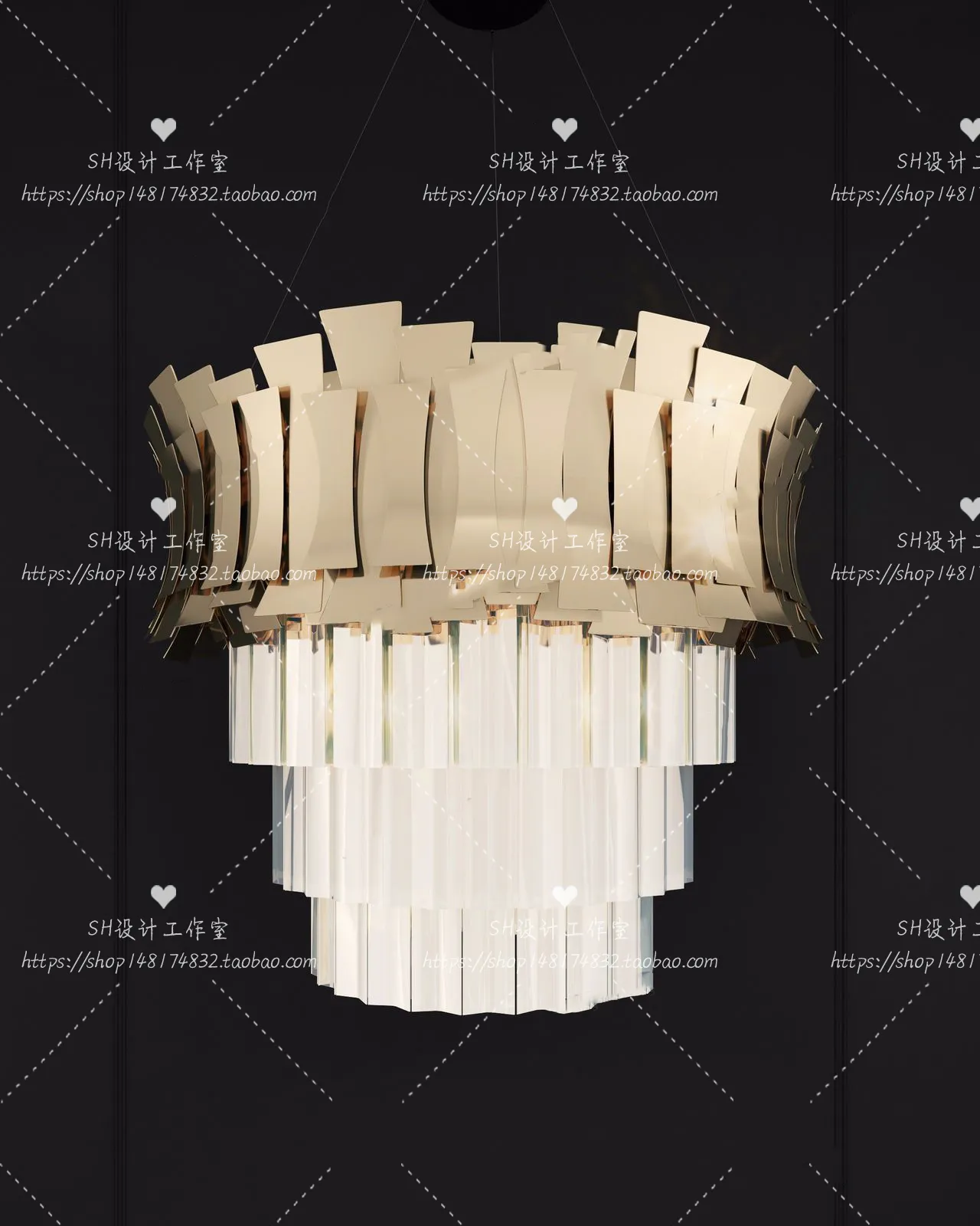 Lights – Chandelier 3D Models – 0615
