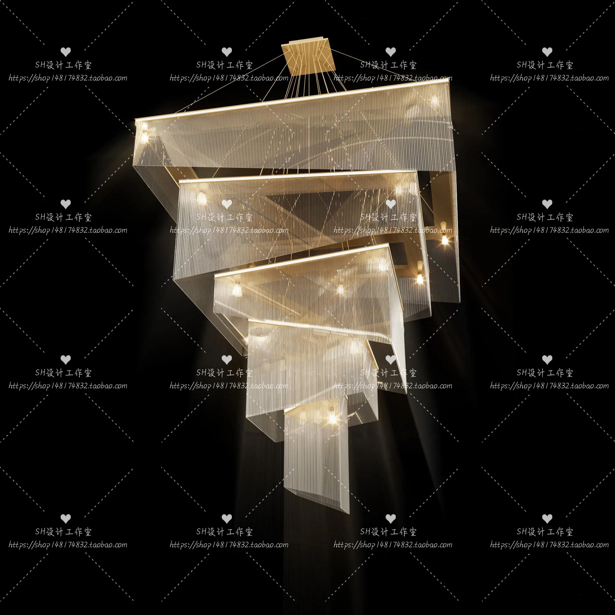 Lights – Chandelier 3D Models – 0620