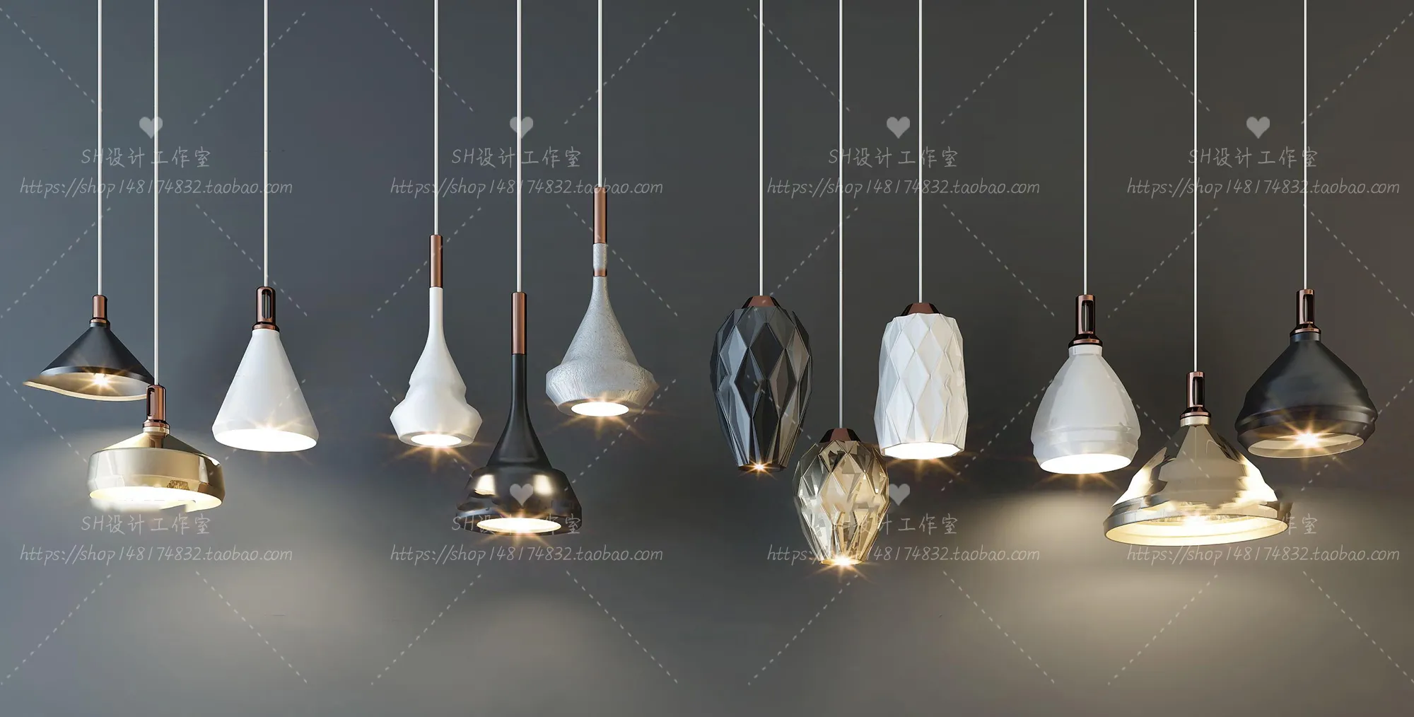 Lights – Chandelier 3D Models – 0661