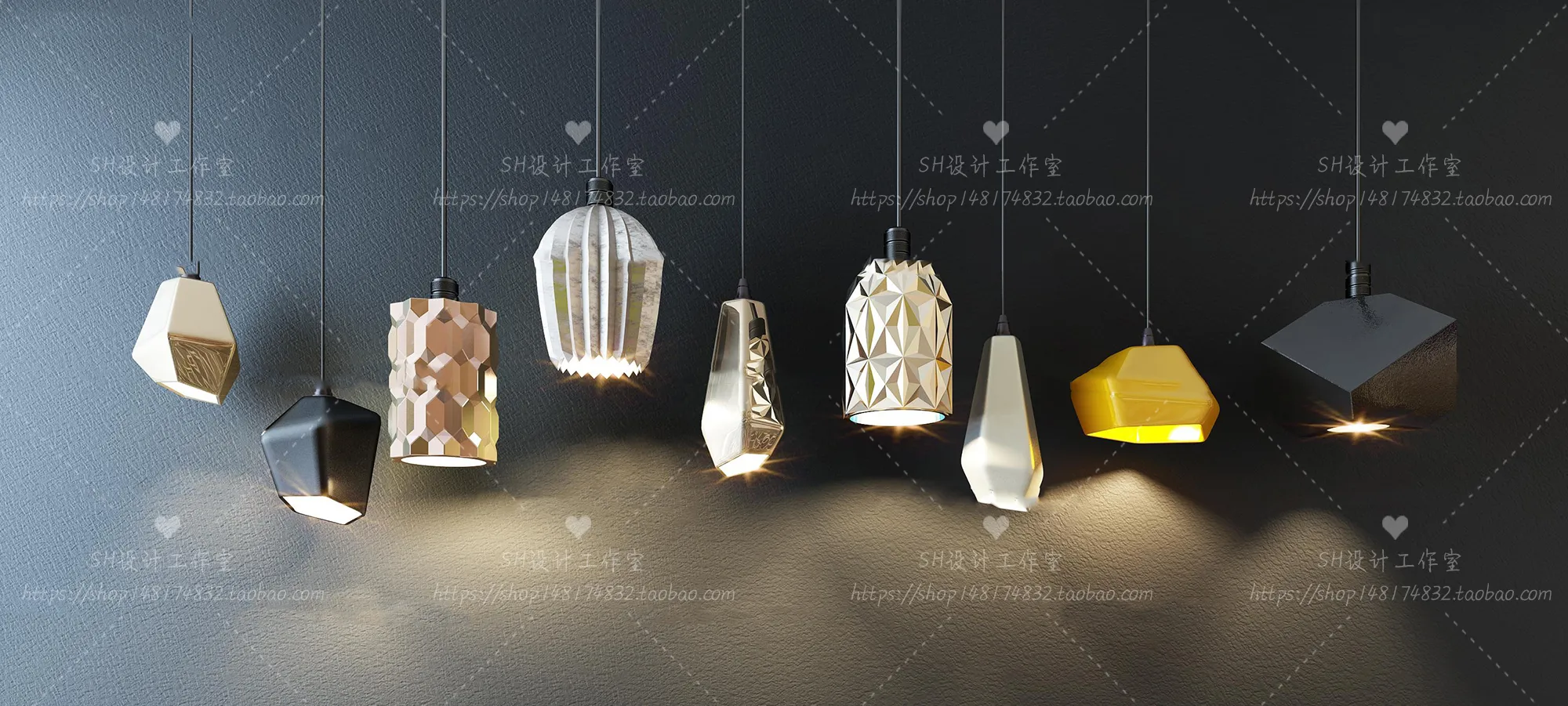 Lights – Chandelier 3D Models – 0671