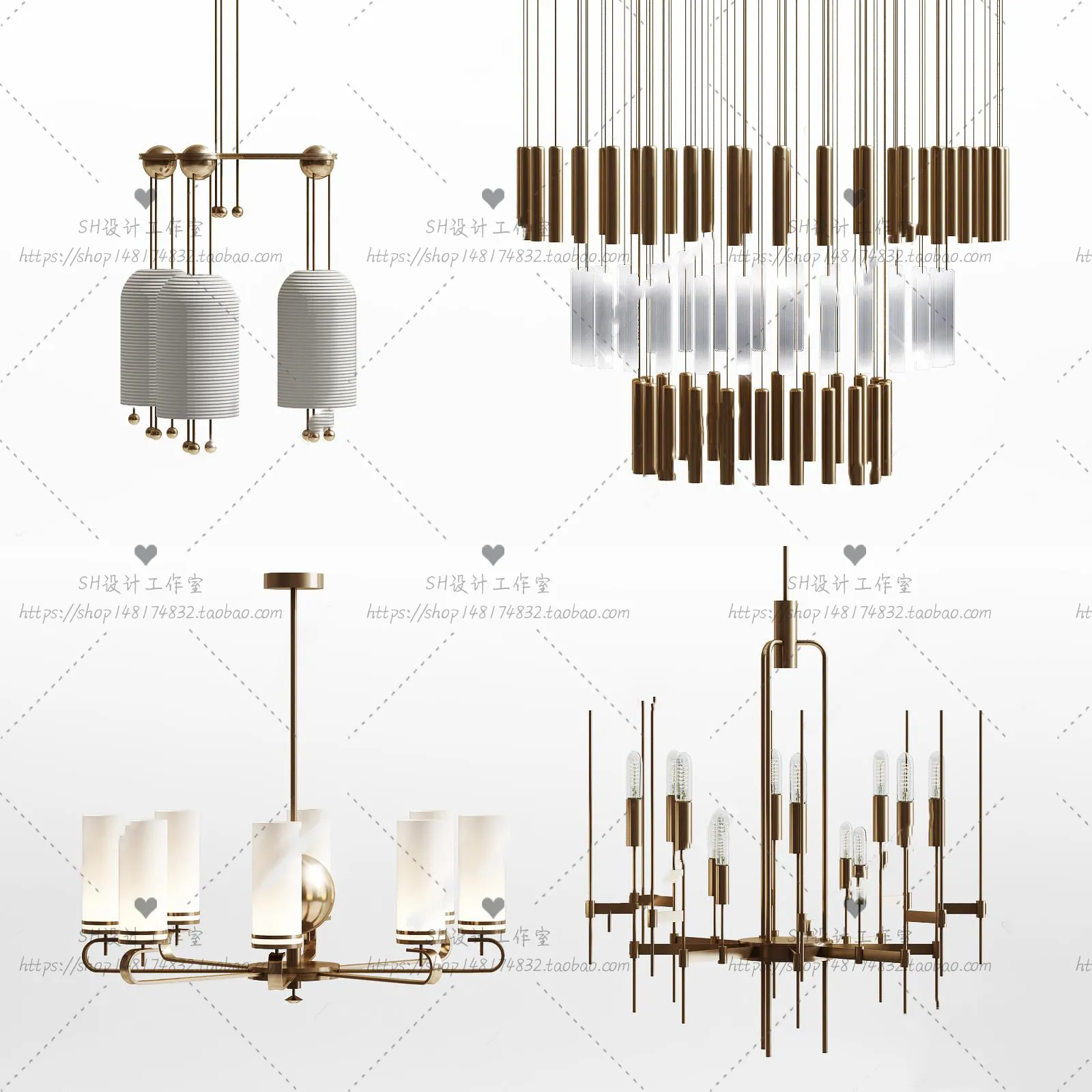 Lights – Chandelier 3D Models – 0703