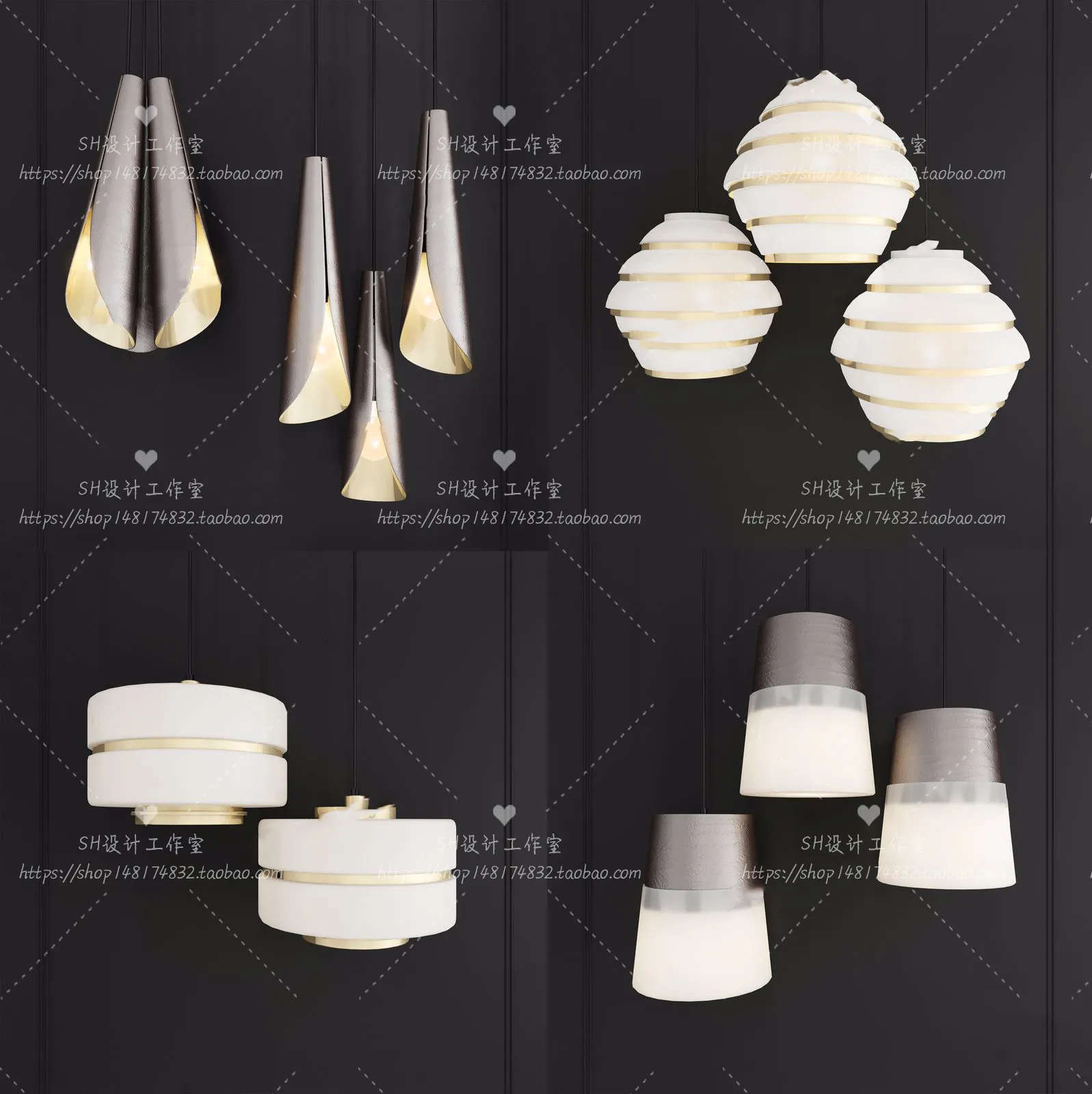 Lights – Chandelier 3D Models – 0730