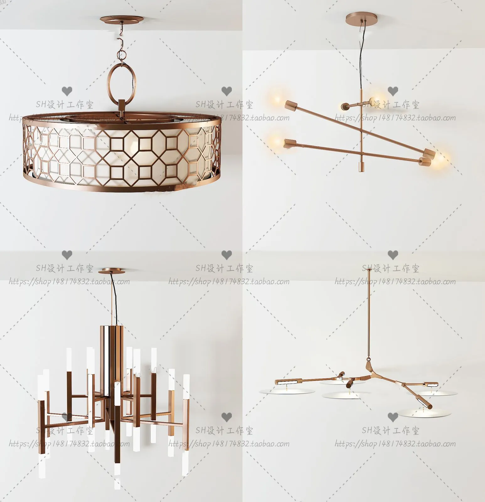 Lights – Chandelier 3D Models – 0753