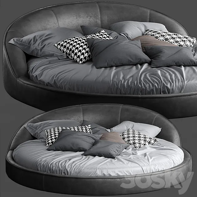 Furniture – Bed 3D Models – Gamma jazz bed