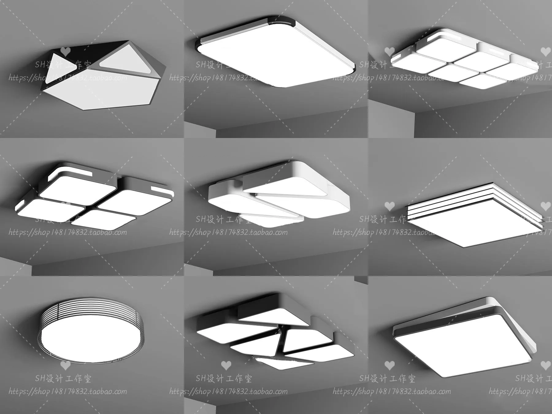 Lights – Chandelier 3D Models – 0775