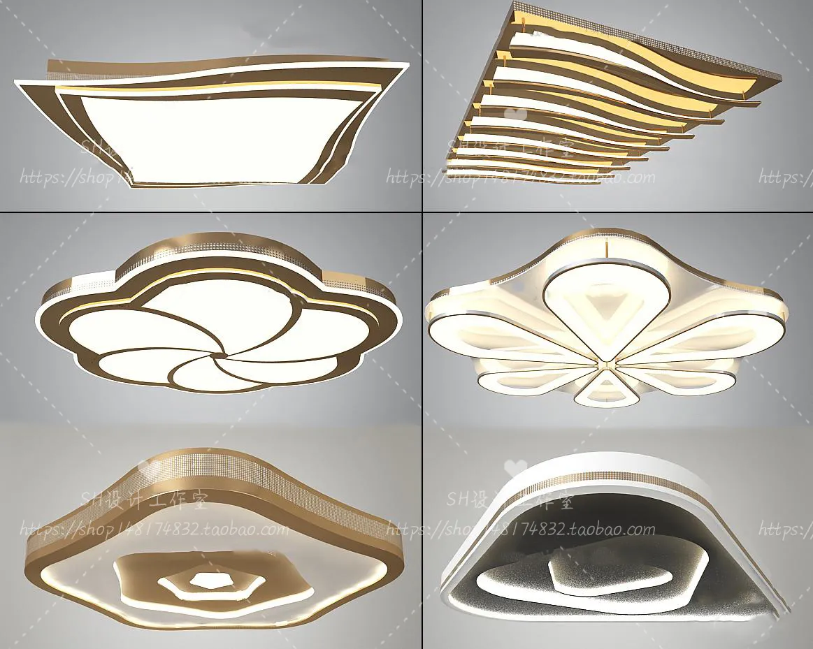Lights – Chandelier 3D Models – 0777