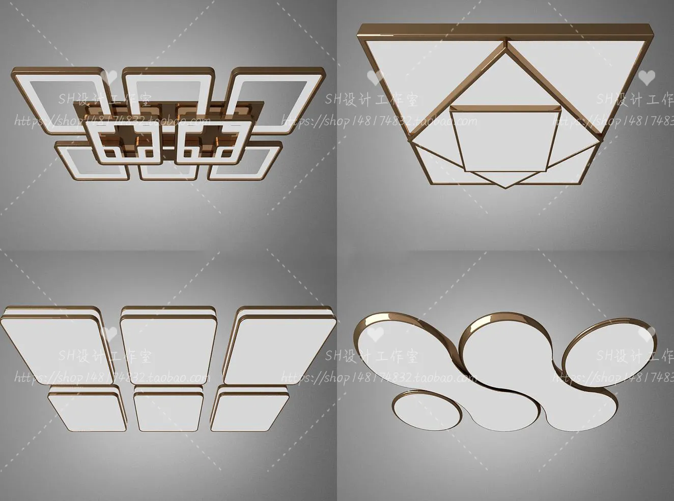 Lights – Chandelier 3D Models – 0778