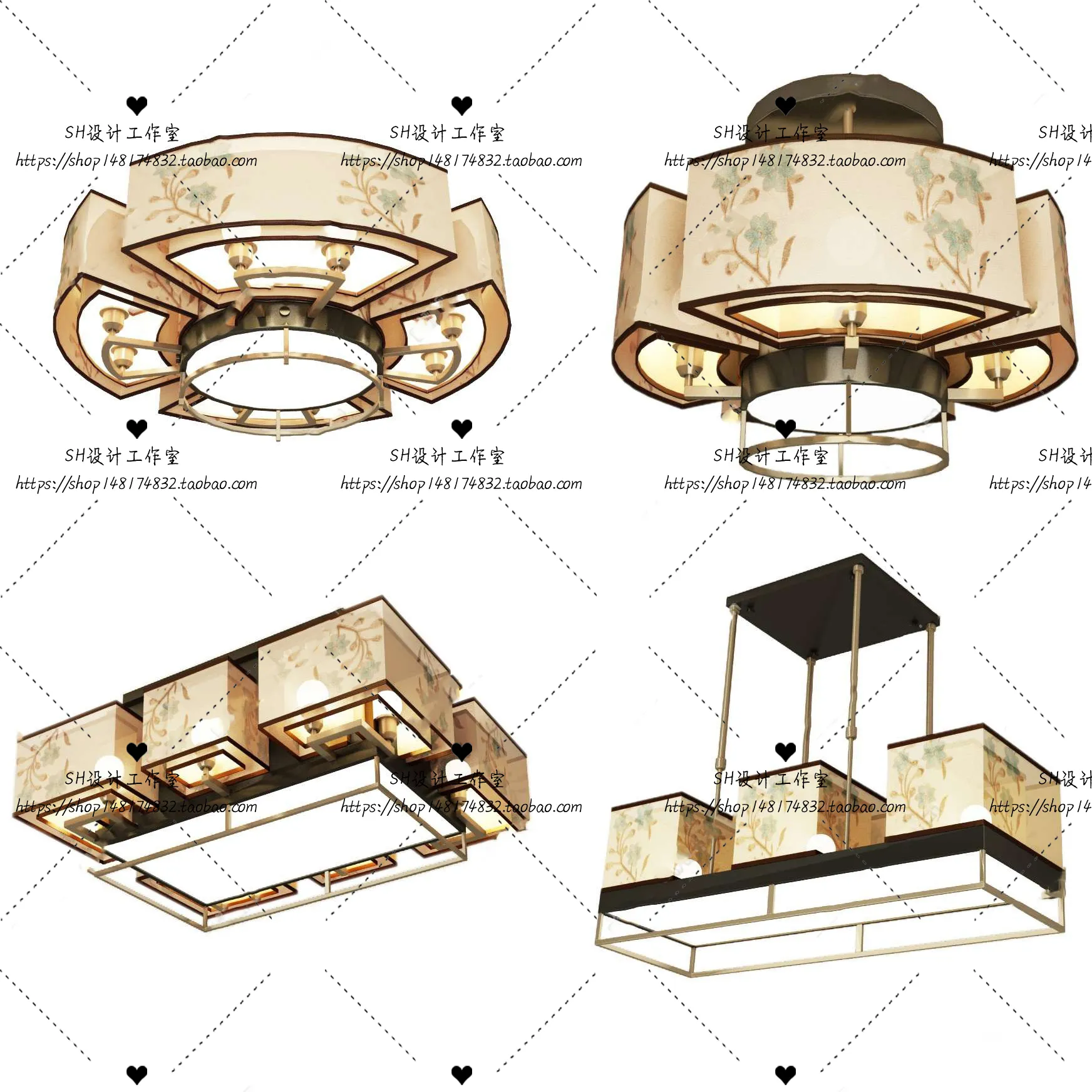 Lights – Chandelier 3D Models – 0790