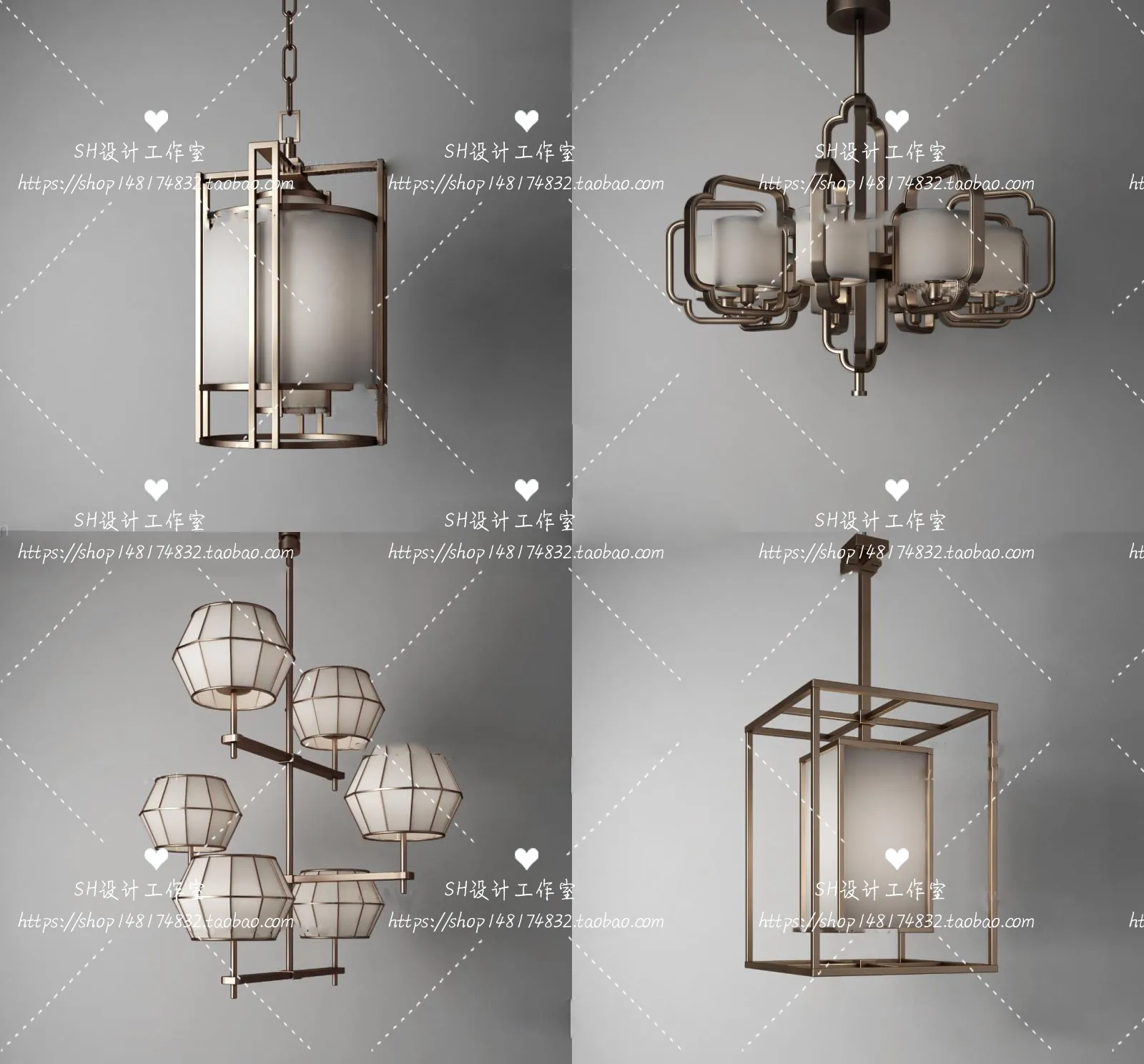 Lights – Chandelier 3D Models – 0831