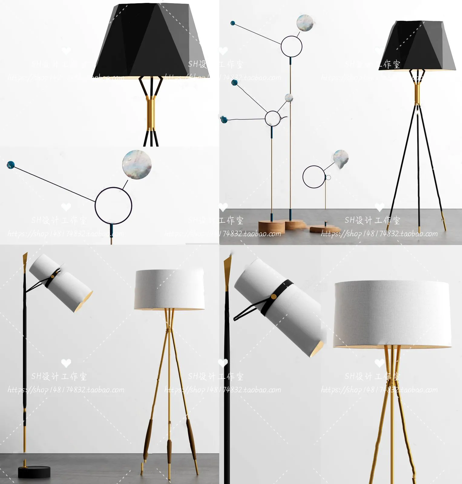 Floor Lamps – 3D Models – 0007