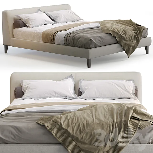 Furniture – Bed 3D Models – Jesse bed joel