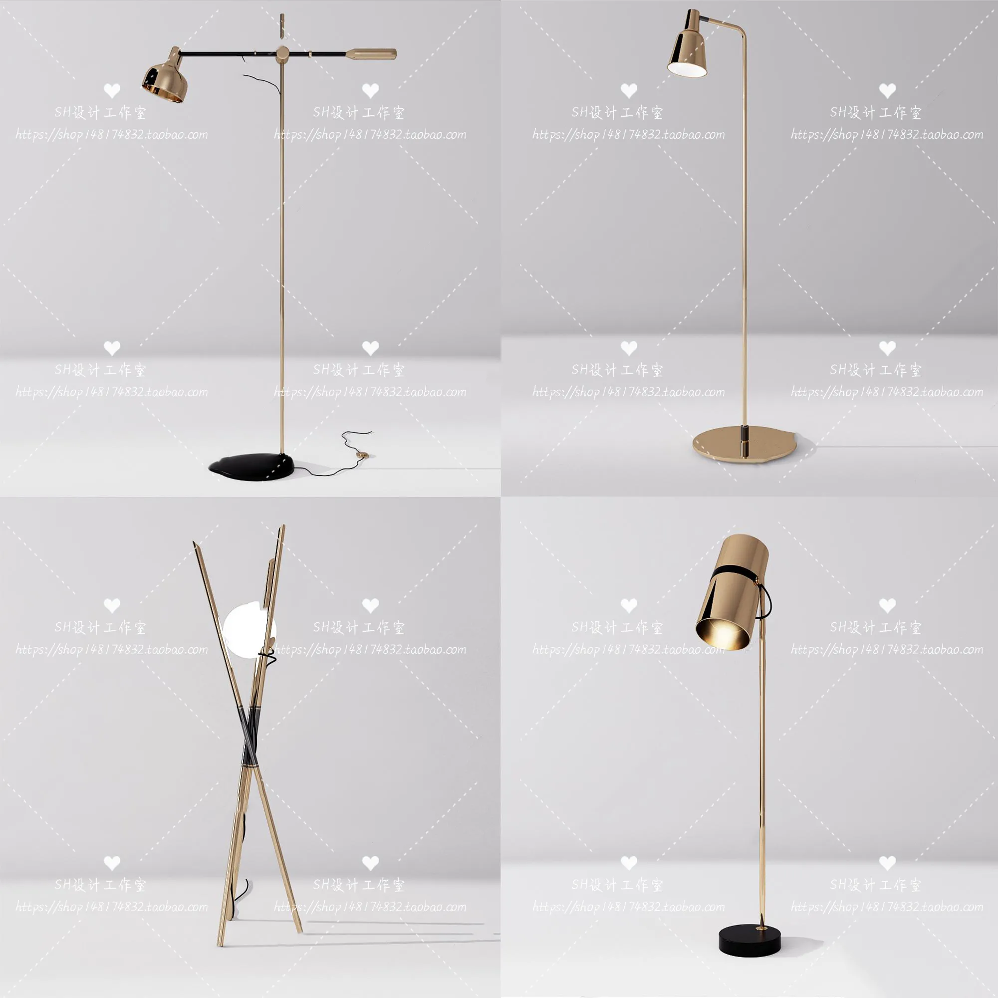 Floor Lamps – 3D Models – 0013