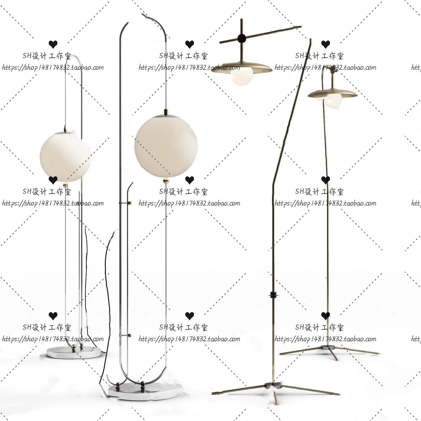 Floor Lamps – 3D Models – 0017