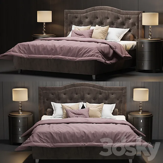 Furniture – Bed 3D Models – Julia Lilu Art Bed