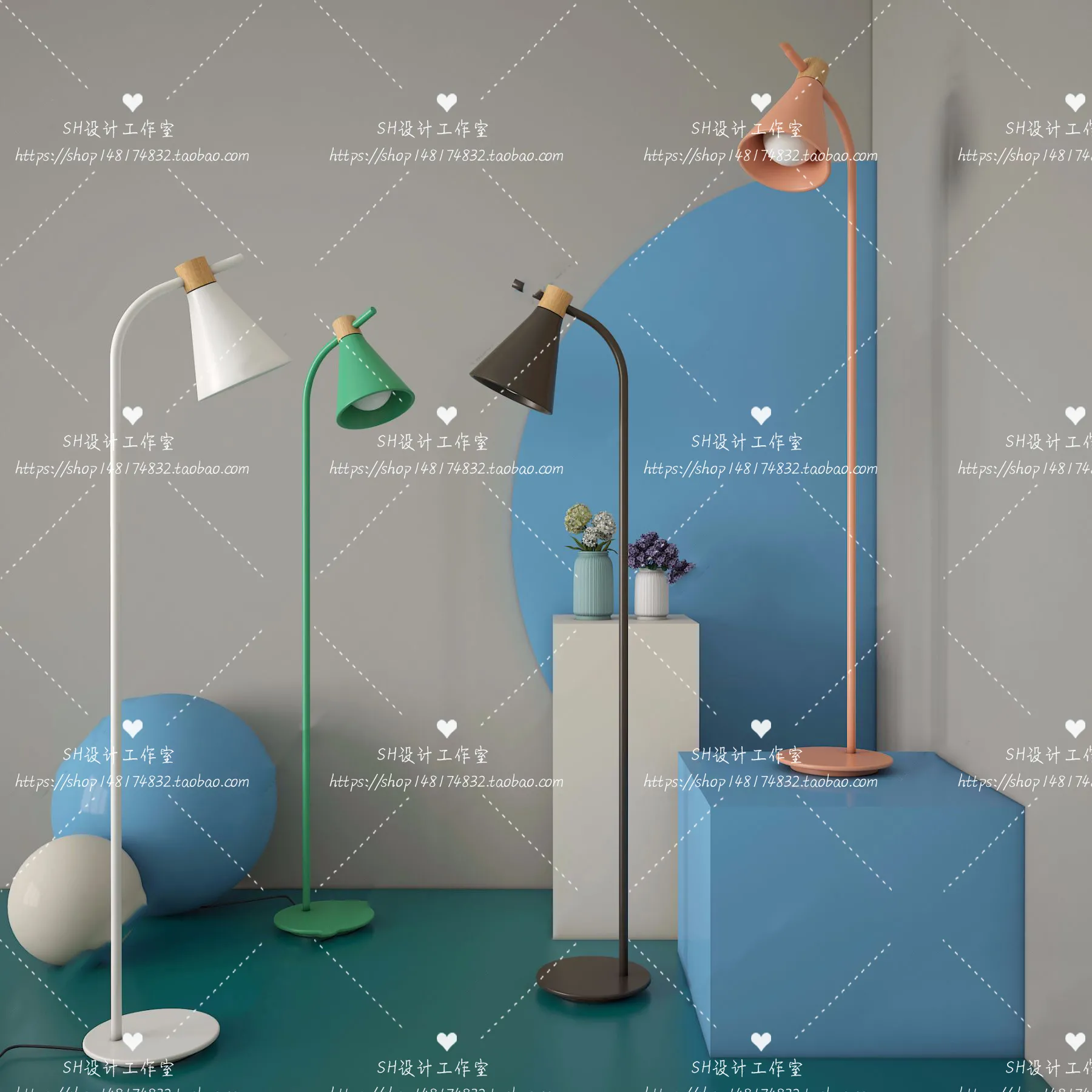 Floor Lamps – 3D Models – 0022