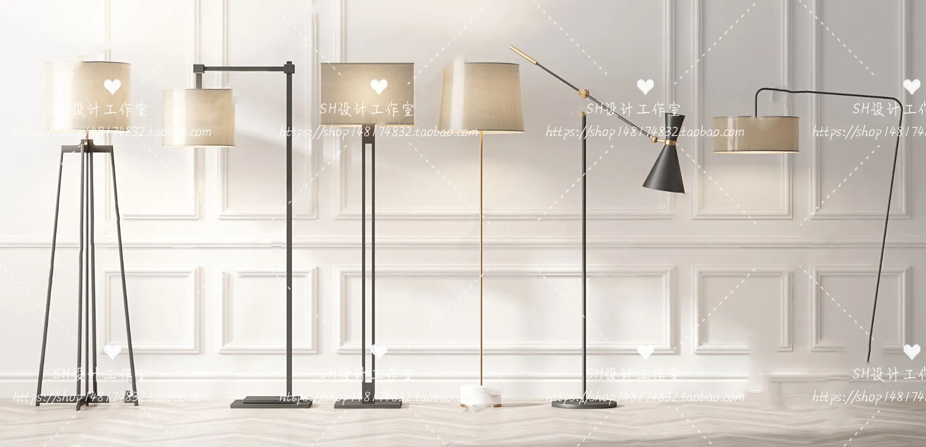 Floor Lamps – 3D Models – 0025