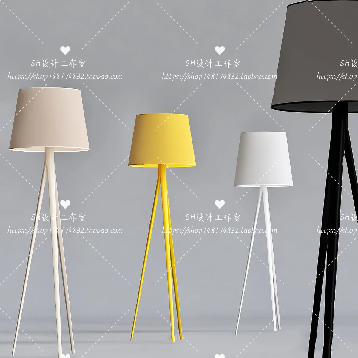 Floor Lamps – 3D Models – 0028