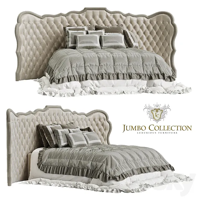 Furniture – Bed 3D Models – Jumbo Collection Pleasure Bed