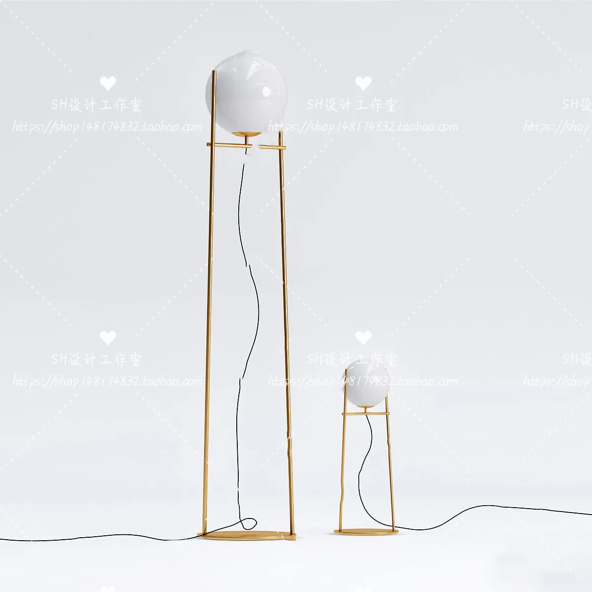 Floor Lamps – 3D Models – 0031