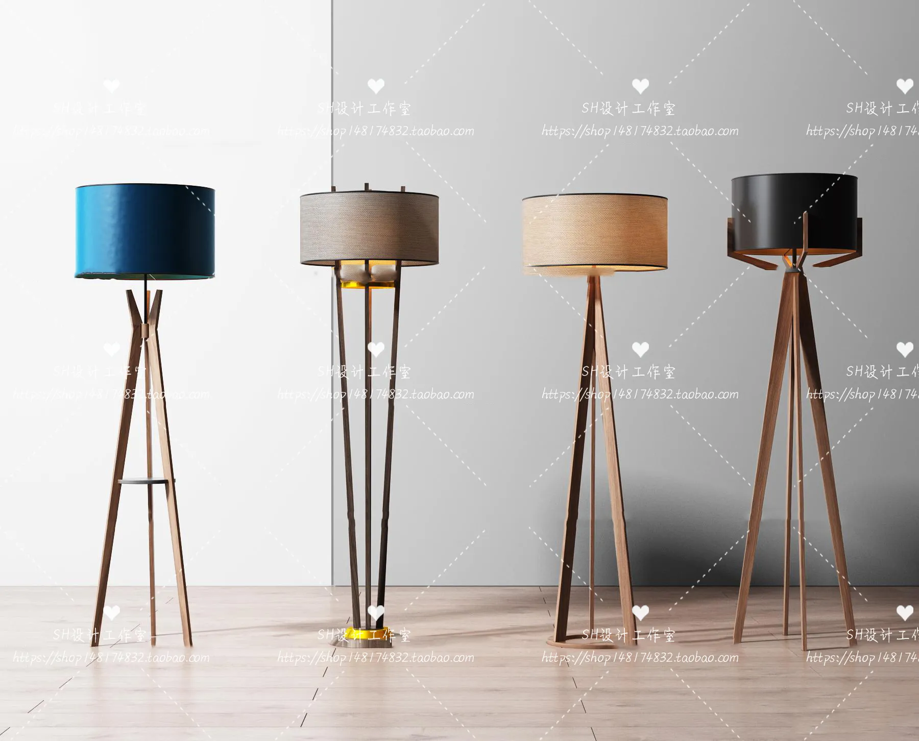 Floor Lamps – 3D Models – 0036