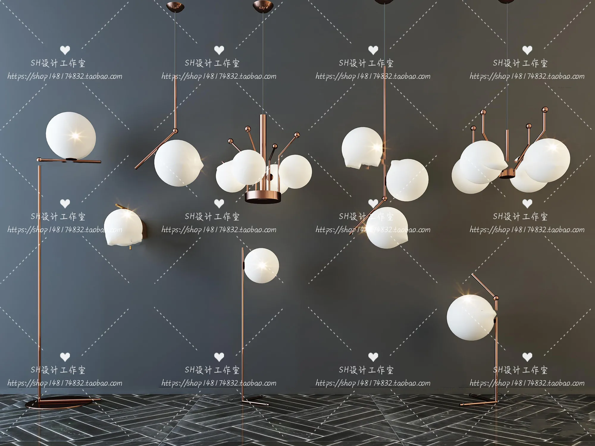 Floor Lamps – 3D Models – 0049