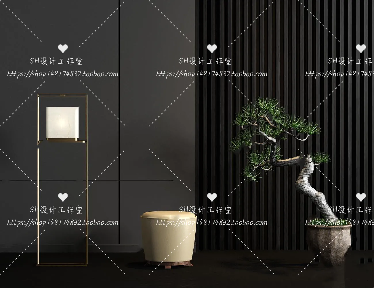 Floor Lamps – 3D Models – 0072