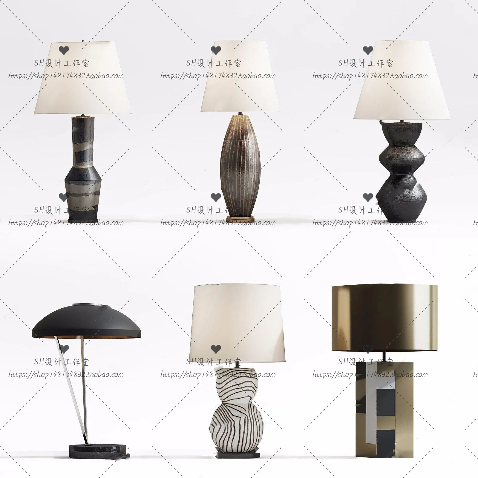 Table Lamps – 3D Models – 0005