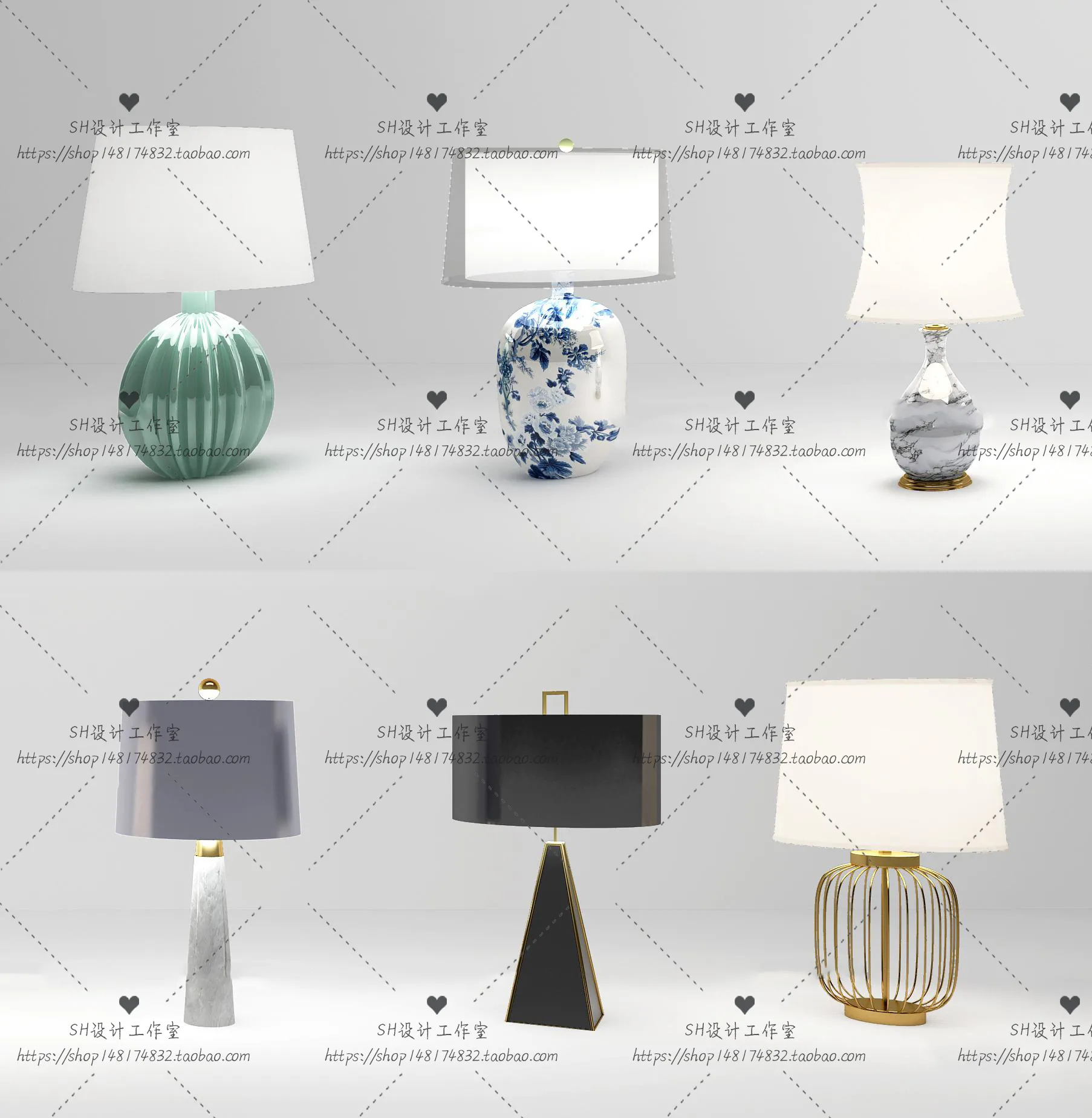 Table Lamps – 3D Models – 0018