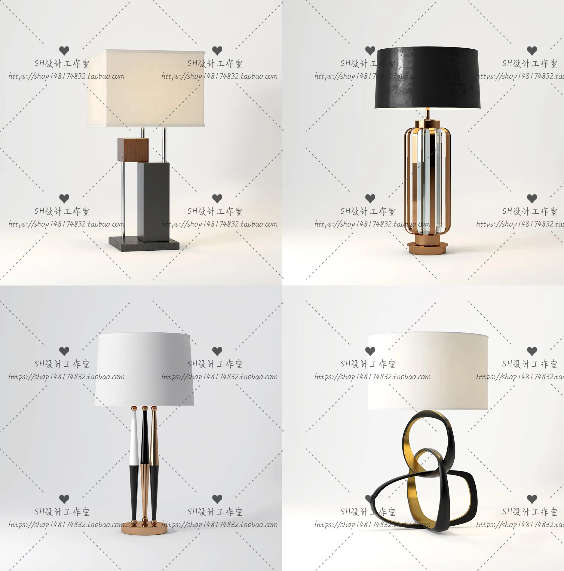 Table Lamps – 3D Models – 0019
